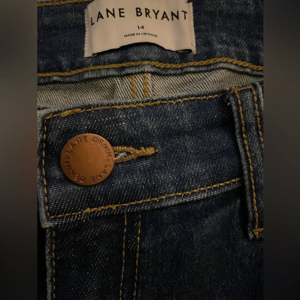 💰Lane Bryant Denim Cropped Size-14 - Picture 4 of 12